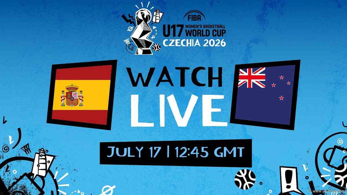 LIVE - Spain v New Zealand | FIBA U17 Women's Basketball World Cup 2026 | Quarter-Finals