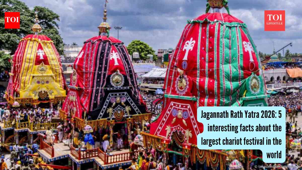 Jagannath Rath Yatra 2026: 5 interesting facts about the largest chariot festival in the world