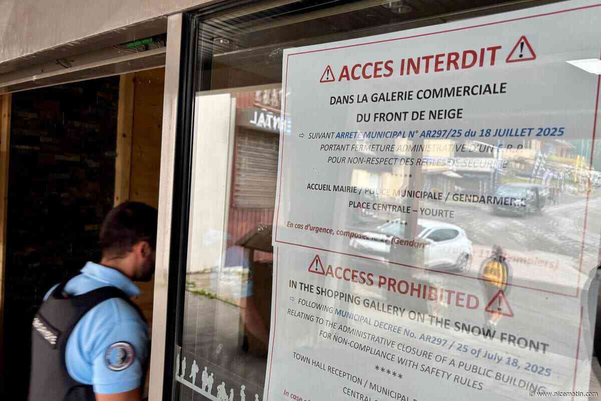 A Isola 2000, la galerie commerciale à nouveau fermée, voici pourquoi
