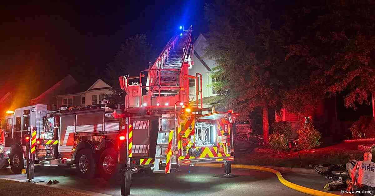 Car torched in garage fire, Cary Fire investigating