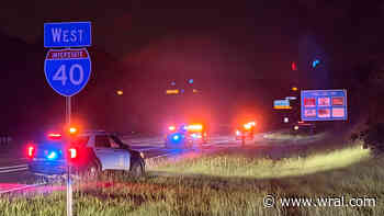 Crash shuts down part of I-40 near I-440 in Raleigh