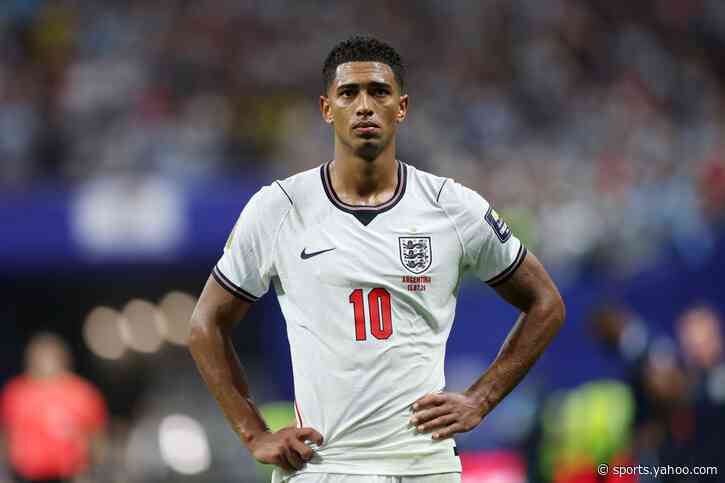 Jude Bellingham slaps Argentina star after England exit World Cup