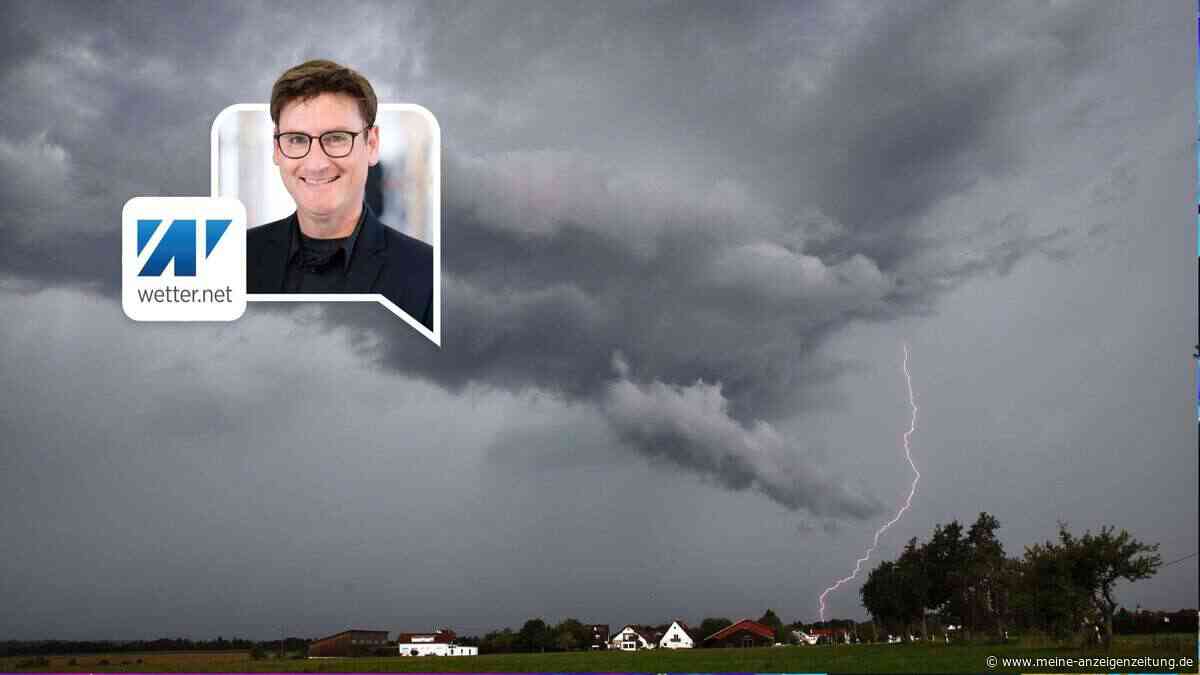 Auf die Hitze folgen schwere Gewitter – Wetterkarte färbt sich in manchen Regionen lila