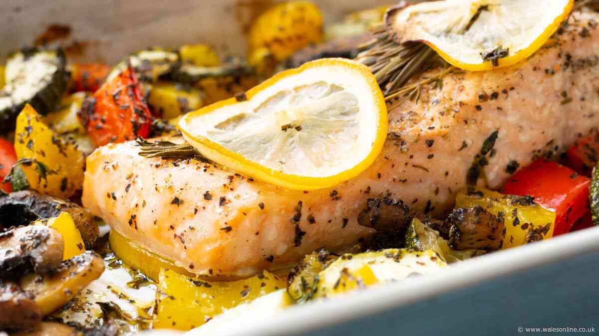 All-in-one salmon traybake recipe is so 'simple' to make - ready in 30 minutes