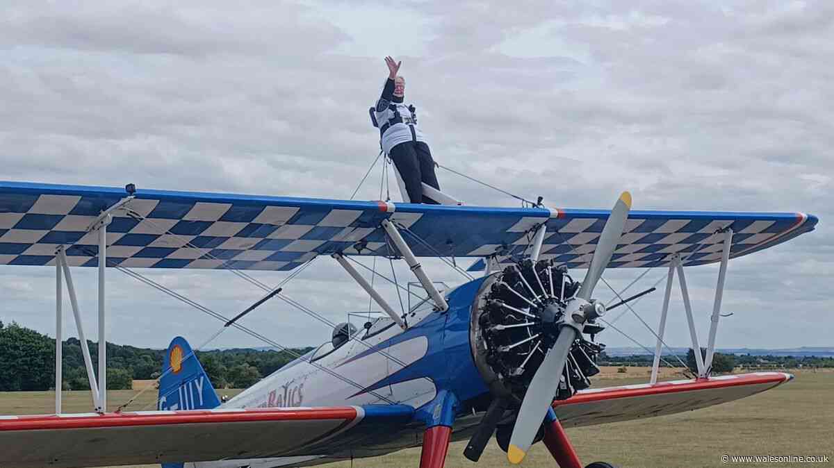 Nearly blind wingwalking nan, 97, says 'last thing I want is to lie in bed'