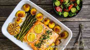 'Simple' 30-minute salmon traybake is  perfect for midweek dinners