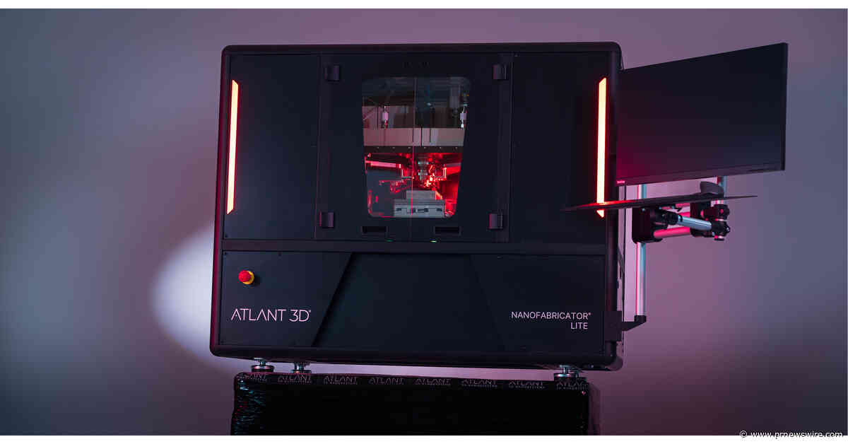 Un géant mondial de l'IA à très grande échelle opte pour la plateforme NANOFABRICATOR® d'ATLANT 3D pour la mise en place d'un laboratoire de découverte de matériaux piloté par l'IA