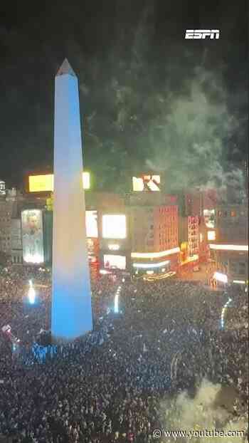 En het bleef nog lang onrustig in Buenos Aires 🎆🇦🇷