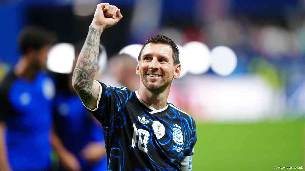 Messi: Win over England 'a gift for Maradona'