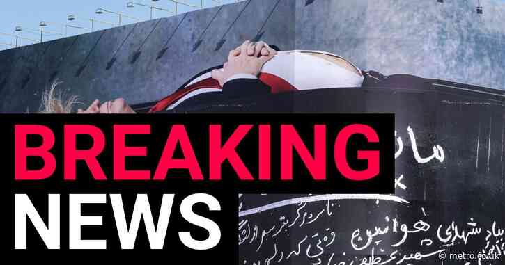 Iran says ‘we will kill Trump’ in new billboard of US president in a coffin