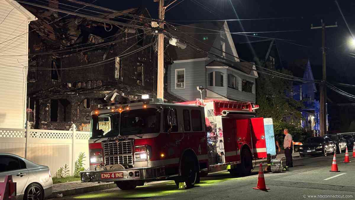 Two hospitalized after second-alarm fire in New London