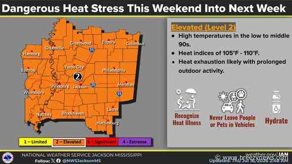 Hot Weekend Ahead for This Area
