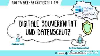 software-architektur.tv: Souveränität und der PRIVA SCORE als Datenschutz-Ampel