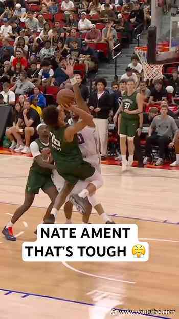 Nate Ament gets the tough layup to go for the And 1!