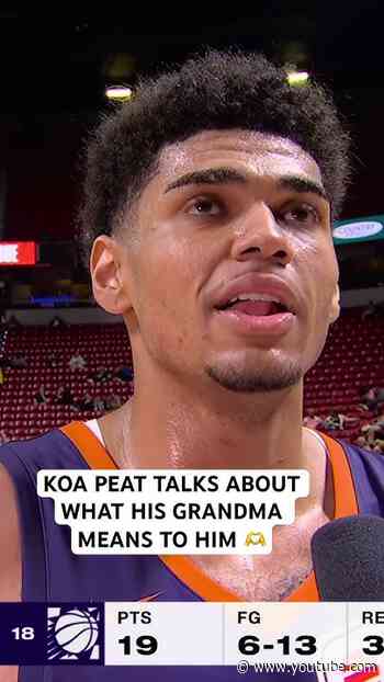 Koa Peat talks about his relationship with his grandma and what she means to him 🫶