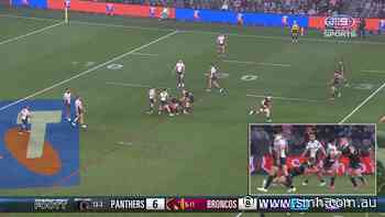 Panthers prop cops a stray boot