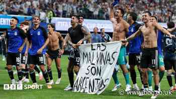 Argentina face action over Falklands banner