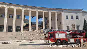 Gerichtsgebäude in Südtirols Hauptstadt eingestürzt – Großeinsatz der Feuerwehr