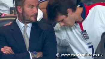 What Cruz Beckham said to David Beckham immediately after England defeat speaks volumes