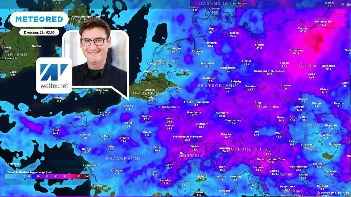 Unwetter und Starkregen ziehen über Deutschland – in so mancher Region kommt es knüppeldick