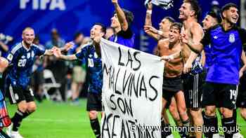 UK Government urges FIFA to investigate Argentina squad over Falkland banner