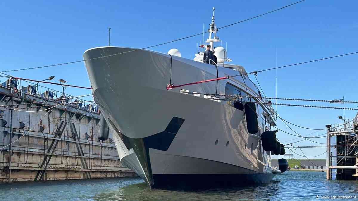Superjacht Sophie Blue krijgt upgrade bij Damen Maaskant