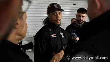 Jarome Luai snaps at reporter as he breaks silence for the first time since announcing Parramatta Eels move