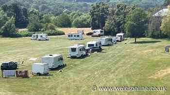 Football club forced to cancel matches and training after Travellers move onto pitch