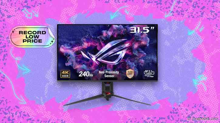 The ASUS ROG gaming monitor is down to a record-low price at Amazon — buy it now for under $900