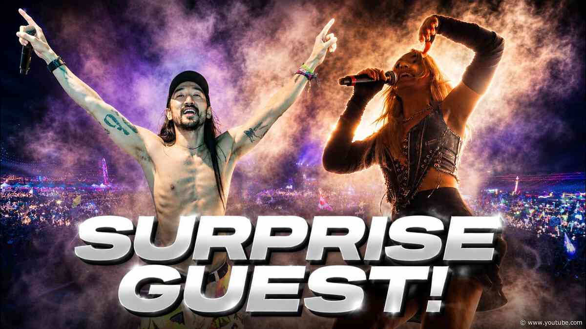 Steve Aoki brings out LINNEY for UNREAL "Heaven" Performance | EDC Las Vegas 2026