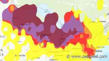 Warning to millions as lung-penetrating toxins sweep across 14 US states... with Detroit's air ranked the worst on Earth