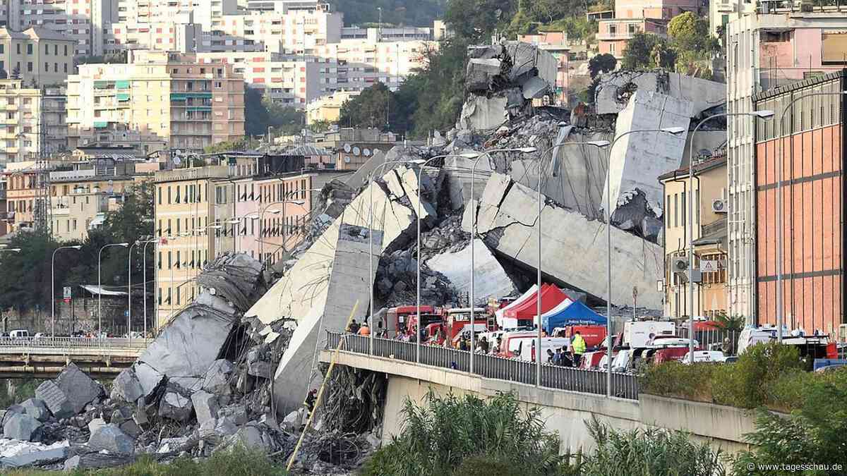 Brückeneinsturz in Genua: Top-Manager zu zwölf Jahren Haft verurteilt