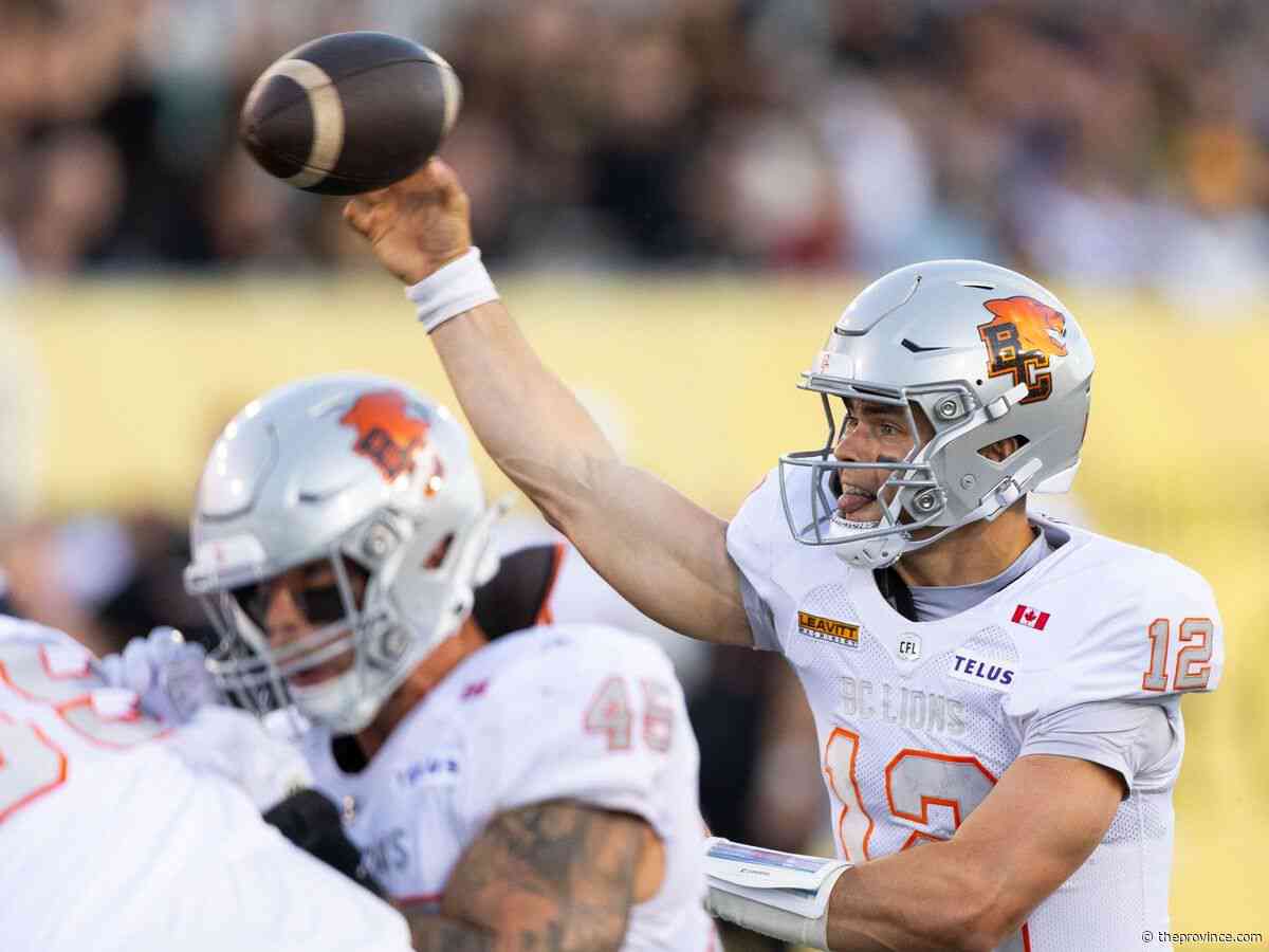 B.C. Lions: Why Nathan Rourke needs more than a strong arm to eliminate Elks
