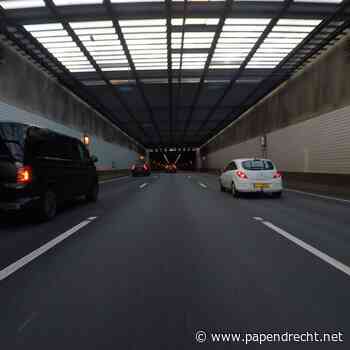 Lange nachtafsluiting Noordtunnel (A15) van 29 op 30 augustus