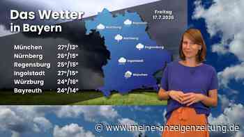 Unwetter-Warnung für Bayern: DWD erwartet Hagel, Starkregen und Sturmböen