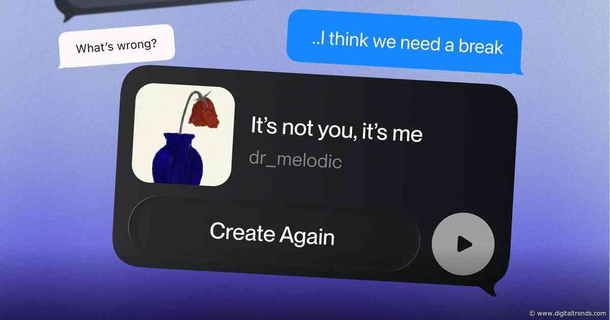 You can now generate songs in your iMessage chats