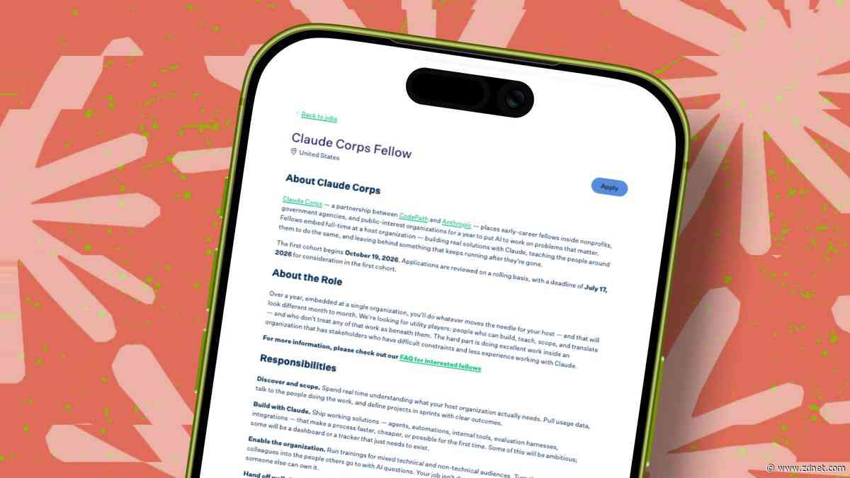 Anthropic's Claude Corps will pay $85,000 to 1,000 early-career professionals - apply now