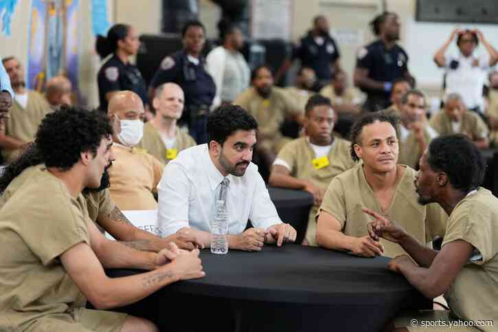 Zohran Mamdani’s latest World Cup watch party was with inmates on Rikers Island