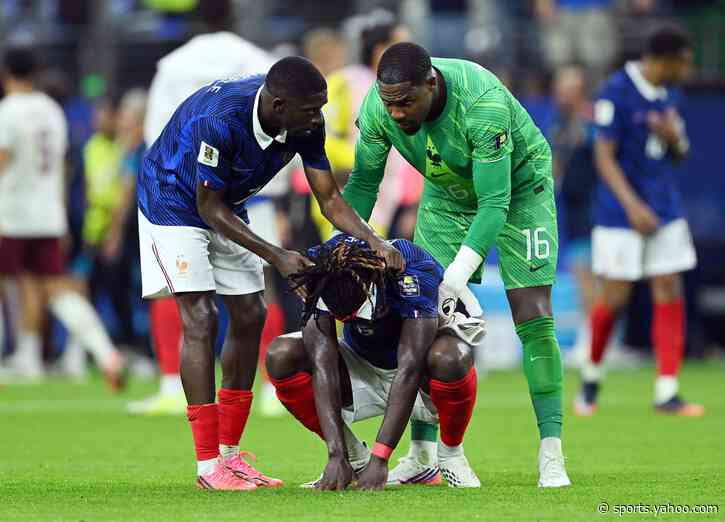 France’s Ousmane Dembélé irritated teammates by criticising pressing tactics against Spain