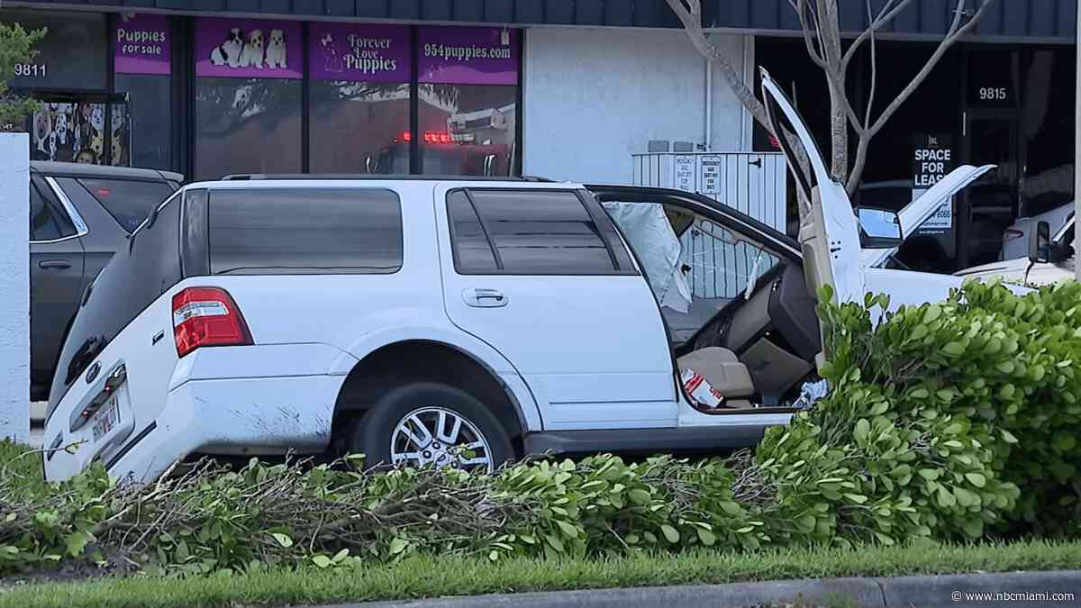 Man arrested after crash, chase in Pembroke Pines, police say