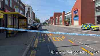Liverpool armed police incident live as five roads cordoned off near Tesco