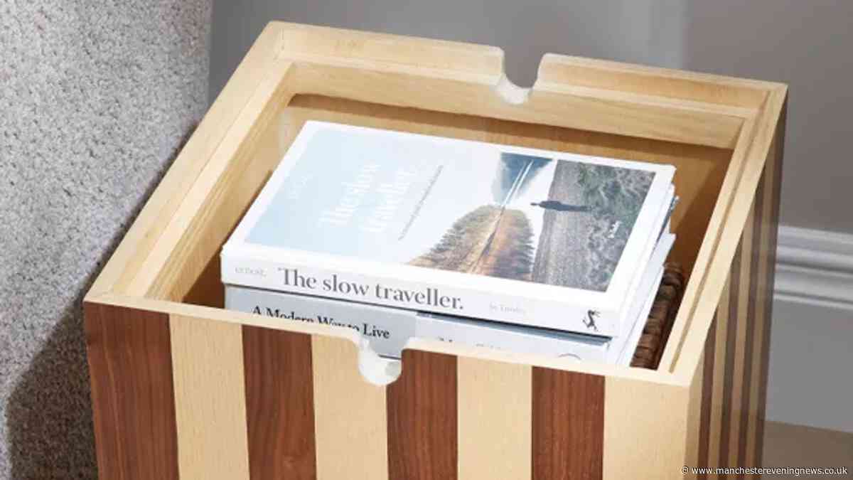 Dunelm's storage solution side table is perfect for anyone who plays board games