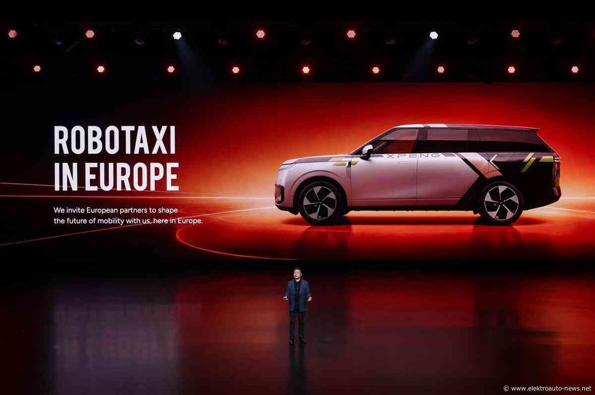 Xpeng will Robotaxis auch nach Europa bringen