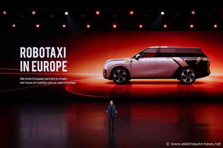 Xpeng will Robotaxis auch nach Europa bringen