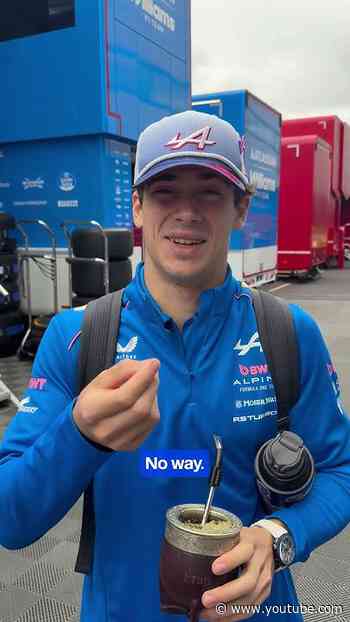 We expected nothing less, Franco 😂🏴󠁧󠁢󠁥󠁮󠁧󠁿🇦🇷  #f1