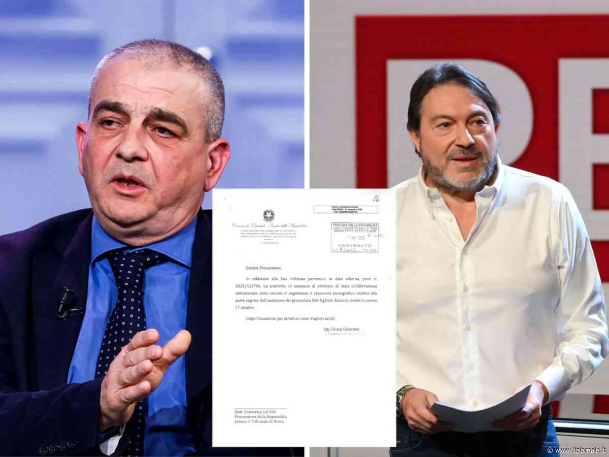 Fazzolari al Giornale: "Finalmente si sgretola la montagna di menzogne di Ranucci". Il conduttore sui social nega l'evidenza, ma i verbali dicono il contrario