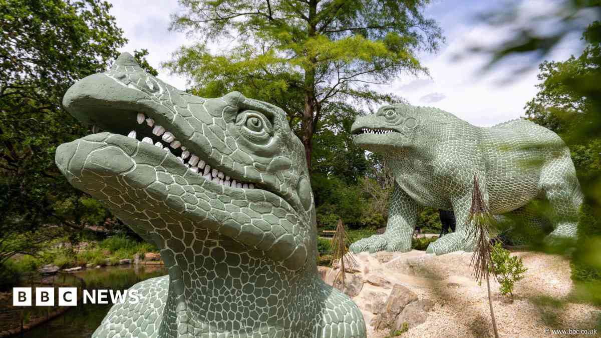 Crystal Palace Park dinosaurs saved in restoration