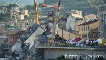 Italian motorway boss is jailed for 12 years and dozens more officials are convicted over 2018 Genoa bridge collapse disaster that left 43 dead