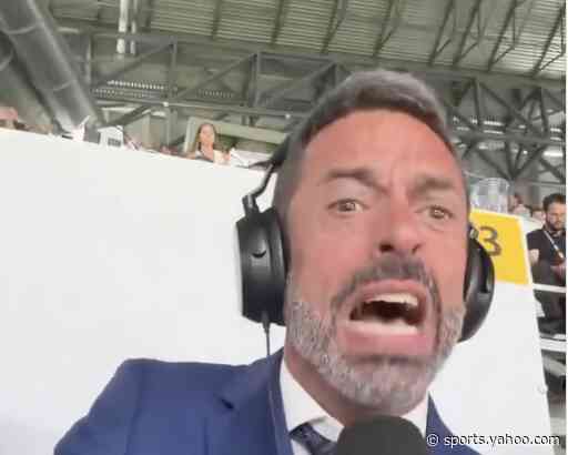 Argentine commentator stunned by cup semi-final comeback 📹