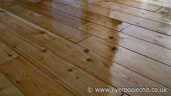 Wooden floors will look shiny and scratch-free if you rub 10p item on top